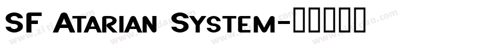 SF Atarian System字体转换